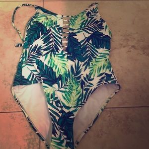 Tropical, sexy, 1 piece swim from target